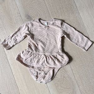 Pointelle Skirted Onesie